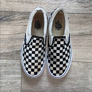 Checkerboard Slip-on Vans
